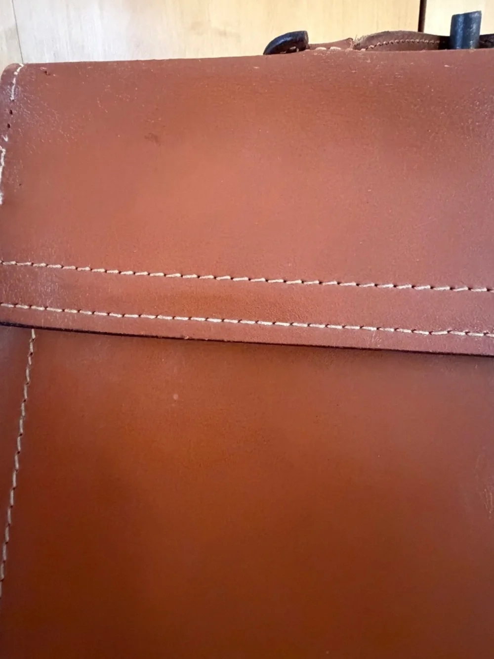 Vintage Briefcase with Interior Accordion Files
